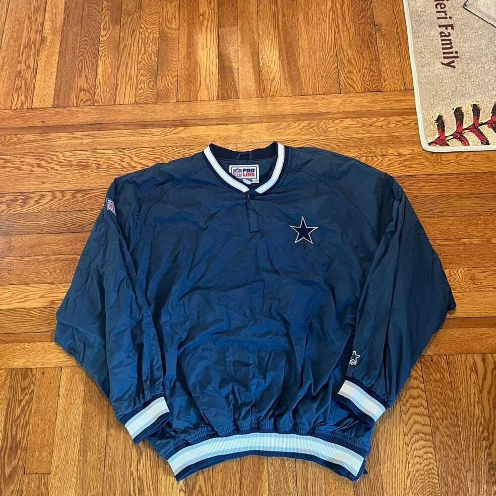 Vintage 90s‎ starter Dallas cowboys pull over jacket